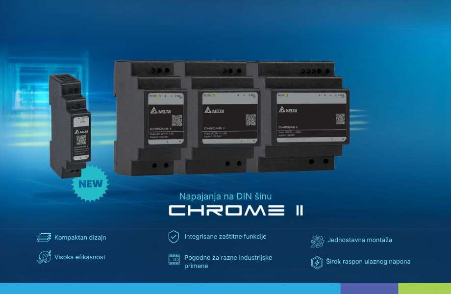 Next-generation intelligent power supply for industrial and automation applications - The new 15W version of CHROME II is now available