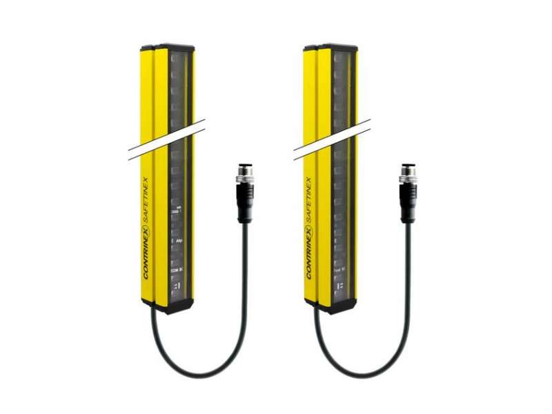 CONTRINEX Light curtain extended slim Type 4 Finger 14 mm (finger) Cat. 4, PL e, Type 4, SIL 3, YBES-14K4-XXXX-P012; 630-400-093/100