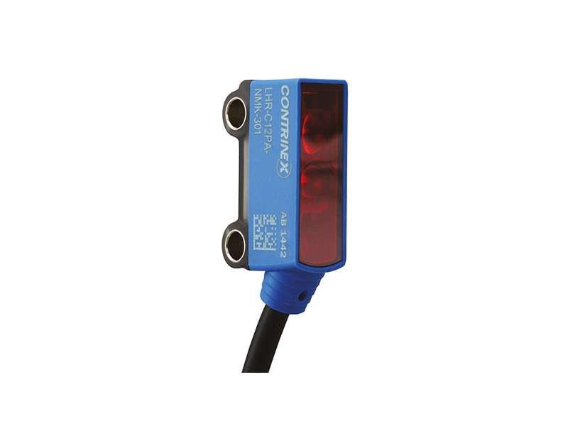 CONTRINEX Minijaturni fotoelektrični senzor 13x27 mm, background suppression ,PVC 2m, 3wire  konektor,NPN,LHR-C12PA-PLK-301;628-000-681