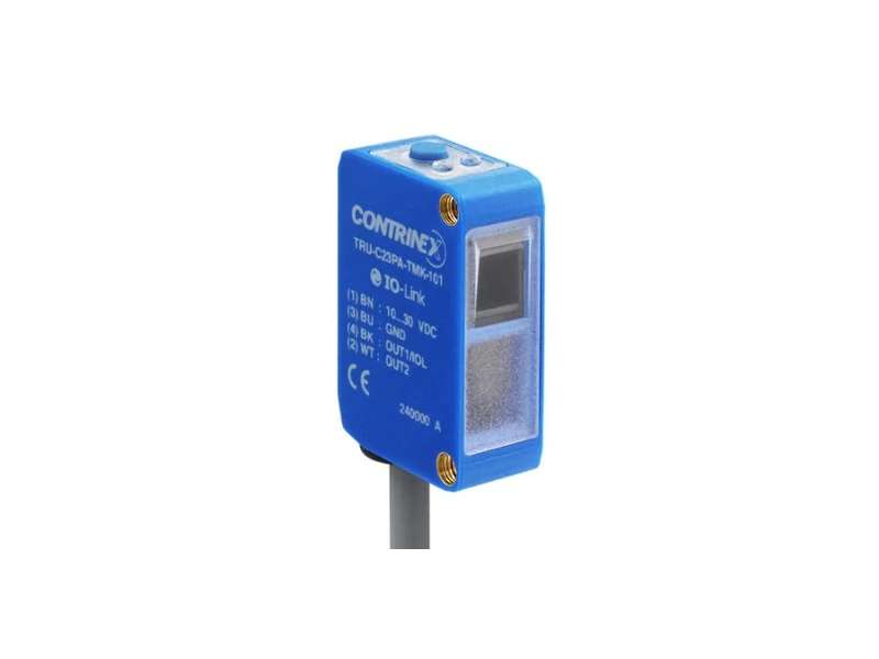 CONTRINEX Transparent object Transparent reflex 20 x 30 (C23) 0...1000 mm ABS Teach button LED, UV 275 nm, Risk Group 2, TRU-C23PA-TMK-101