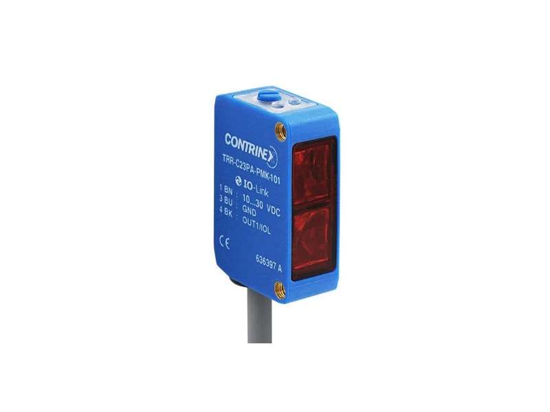 CONTRINEX Transparent object Transparent reflex 20 x 30 (C23) 20...4200 mm ABS 3/4 turn pot. LED, red 630 nm, TRR-C23PA-PMK-101