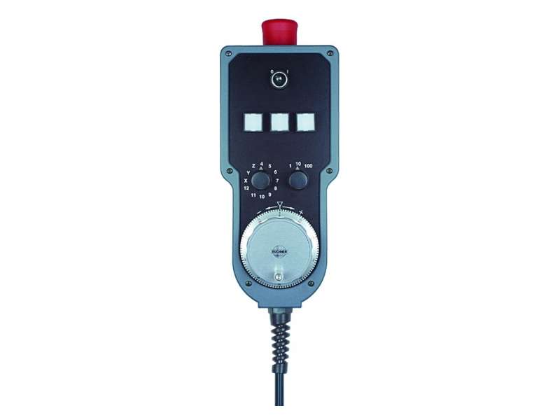 EUCHNER Hand-held pendant station HBL - 097 339, EMERGENCY STOP device, handwheel, pushbuttons, selector switches, enabling switch, key-