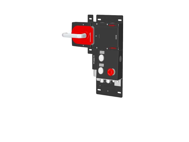 EUCHNER Locking set MGB-L1...-PN... (guard locking by spring force) with 3 control elements, 7/8'' and M12 plugs; 121862