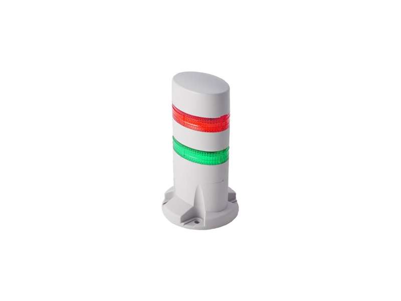 IDEC LED Tower Direct Mount 2 Tier - red green; LD6A-2DQW-RG