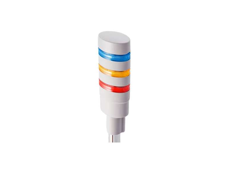 IDEC LED Tower Pole Mount 3 Tier - red yellow green; LD6A-3PQW-RYG