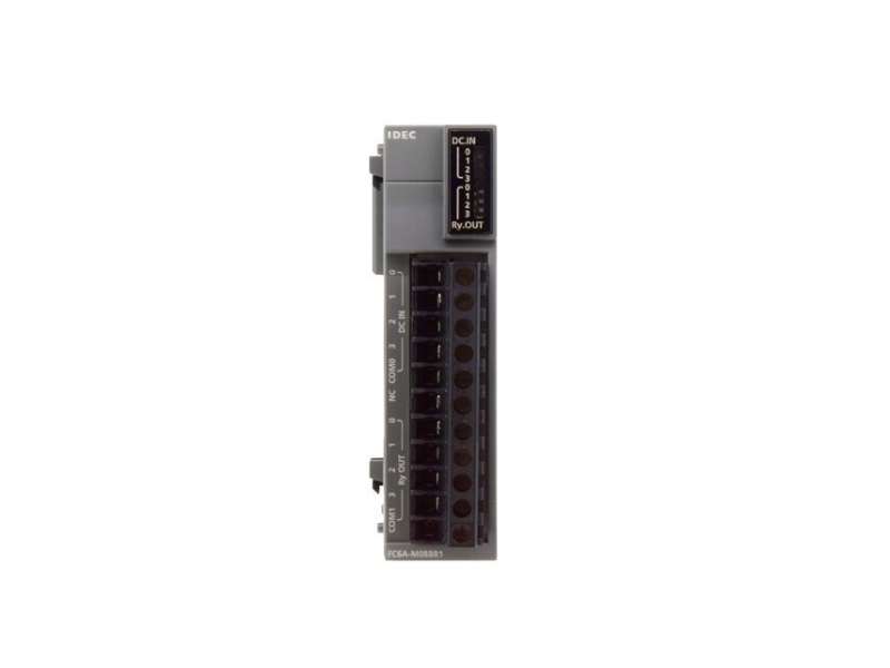 IDEC MicroSmart 8pt 24VDC Input Exp Module Screw; FC6A-N08B1