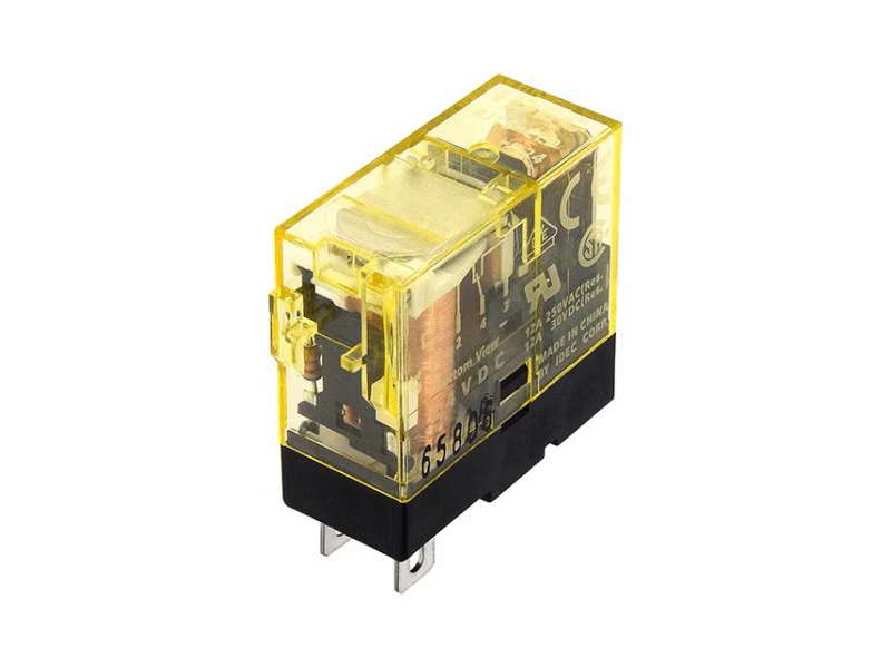 IDEC RJ Slim General Purpose Relay 2P, 24VDC, 8A, LED, forward diode; RJ2S-CLD-D24