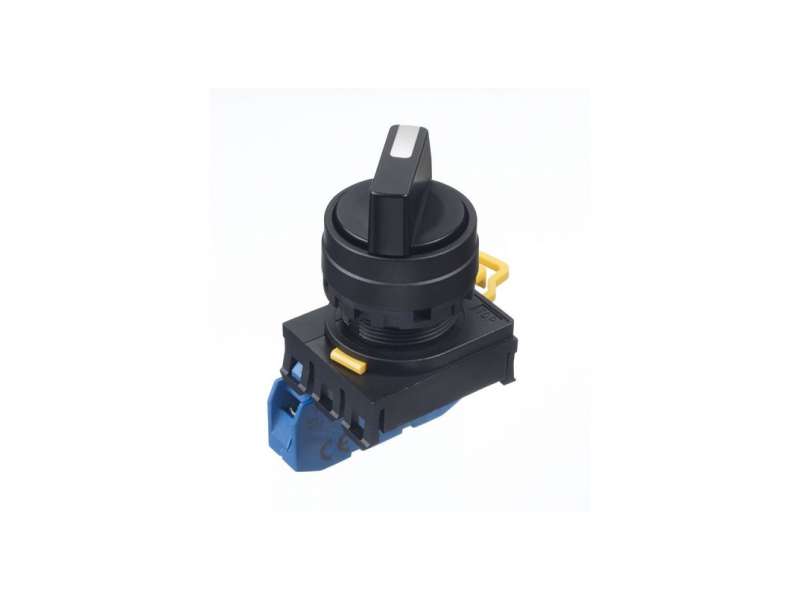 IDEC Selector switches - non illuminated / YW series, 2 positions maintained, Plastic bezel , 1NO, 0NC; YW1S-2E10