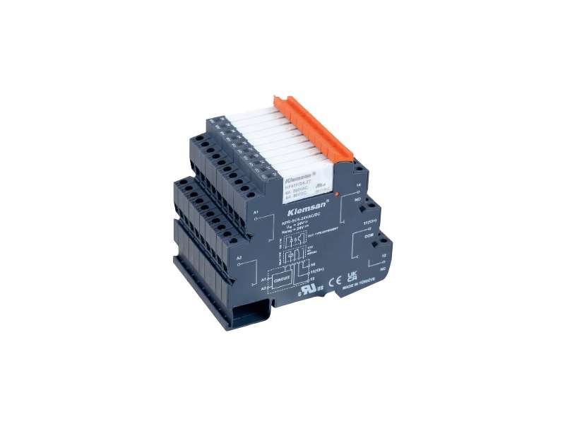 Klemsan 1 C/0 6A PLC Relay KPR-SCS-230VAC/DC-1C, 1pc; 271059