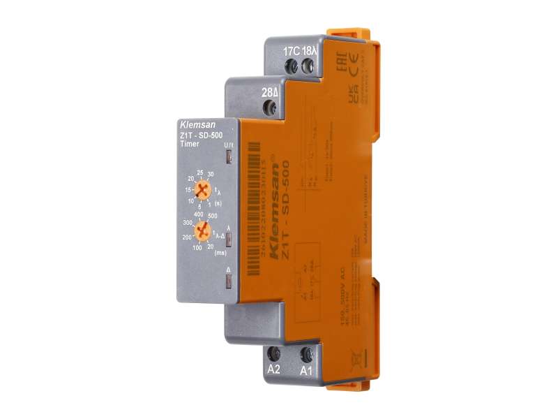 Klemsan Star-Delta Timer Relay Z1T-SD-500, 150-500 VAC; 261022