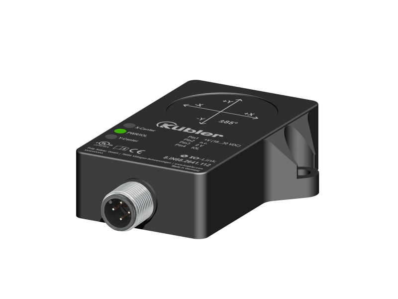 Kuebler Inclinometer IN68, 2-axis with CANopen interface for static applications; 8.IN68.2621.11X