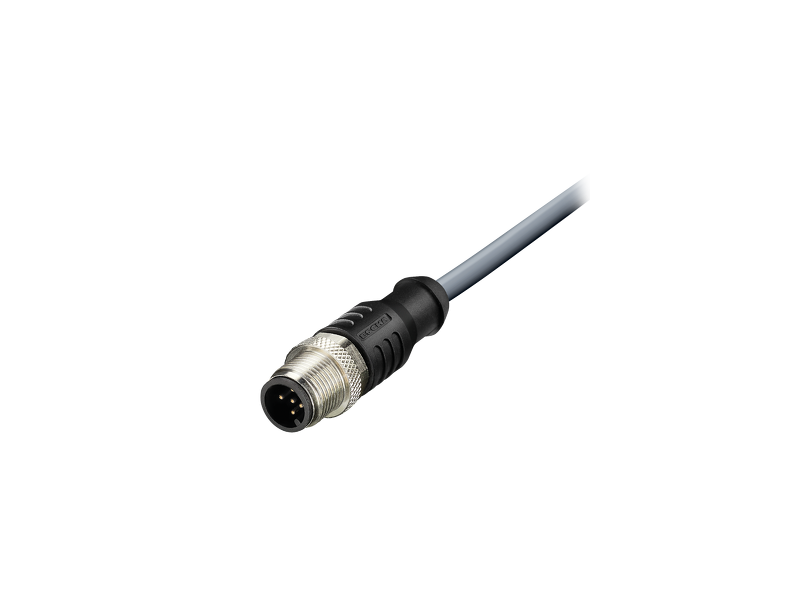 Kuebler Preassembled cable set M12 Connector with cable; 05.00.6091.A411.XXXM