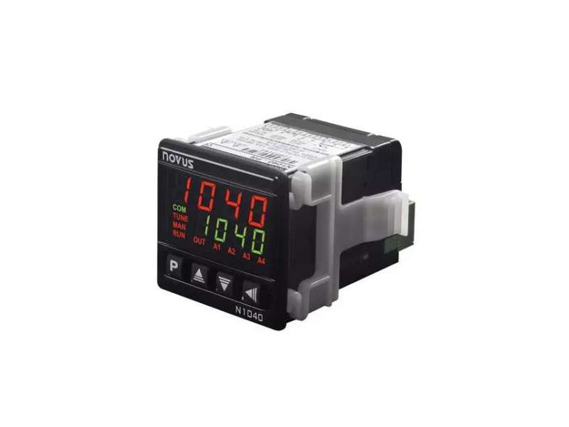 NOVUS N1040-PRAR USB Temp. controller, 1 relay + pulse out + analog out, 48x48 mm; 8104211400
