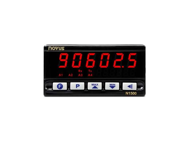 NOVUS N1500 Universal Input Panel Meter, 2 relays, 96x48 mm; 8150000020