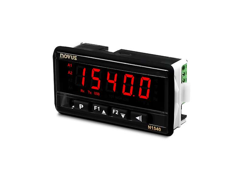 NOVUS N1540 USB Universal Indicator, 2 relays, 96x48mm (1/8 DIN); 8154000020