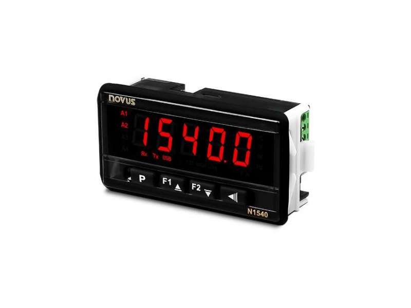 NOVUS N1540 USB 24V Universal Input Panel Meter, 2 relays, 96x48 mm; 8154000030