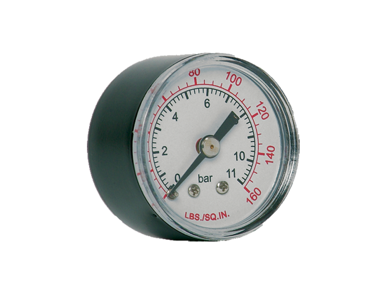 ROSS EUROPA Pressure Gauge 1/4 Port 0-200psi (0-14 bar), MANOMETER; 5400A2011