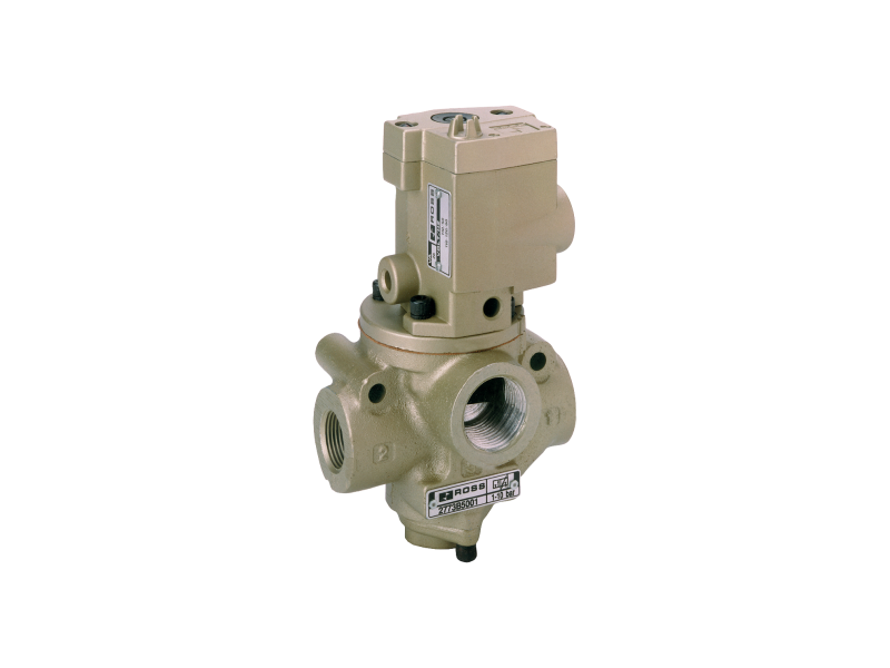 ROSS EUROPA Single Solenoid Pilot Inline Valve 4/2  ; D2776B8011W