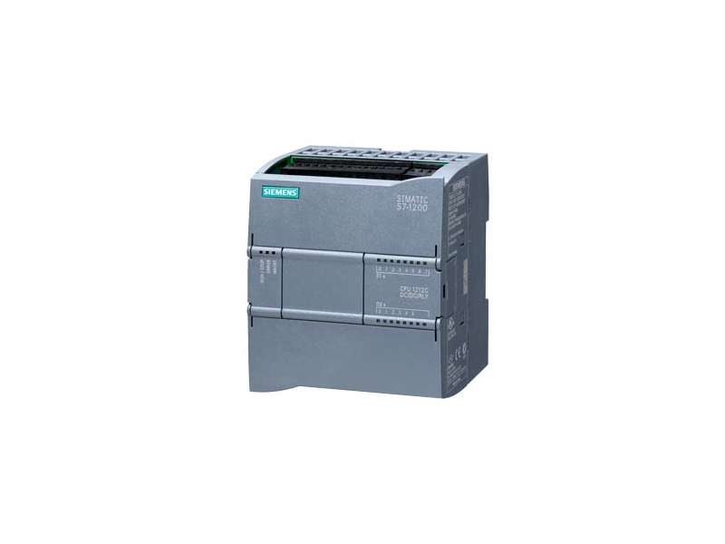 Siemens CPU 1212C, DC/DC/Relay, 8DI/6DO/2AI - 6ES7212-1HE40-0XB0