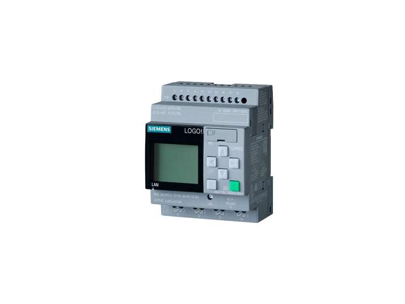 Siemens LOGO!12/24RCE, 8DI(4AI)/4DO, 400 Blocks ; 6ED1052-1MD08-0BA2