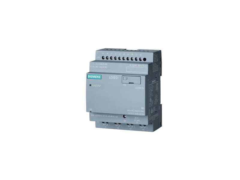 Siemens LOGO!12/24RCEO, 8DI(4AI)/4DO,400 Blocks; 6ED1052-2MD08-0BA2
