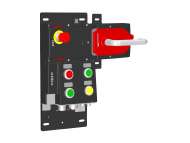 EUCHNER Locking set MGB-L2...-PN (guard locking by solenoid force) with 5 buttons, 7/8'' and M12 plugs, MGB-L2HEB-PNA-R-161483