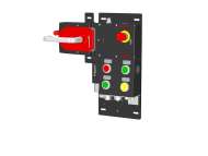 EUCHNER Locking set MGB-L2...-PN (guard locking by solenoid force) with 5 control elements, 7/8'' and M12 plugs, MGB-L2HEB-PNA-L-161484
