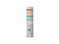 IDEC LED Tower Direct Mount 5 Tier - red yellow blue green white, Steady/Flashing/Alarm; LD6A-5DZQW-RYSGW