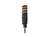 IDEC LED Tower Pole L Mount 3 Tier - red yellow green, Steady/Flashing/Alarm; LD6A-3KZQB-RYG
