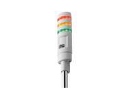 IDEC LED Tower Pole Mount 3 Tier - red yellow green, Steady/Flashing/Alarm; LD6A-3PZQW-RYG