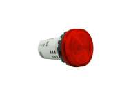 IDEC Pilot light / YW series, Ø30mm button, Plastic bezel , Unibody Red 230/240V AC/DC; YW1P-1UQM3R