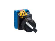 IDEC Selector switches - non illuminated / YW series, 3 positions maintained, Plastic bezel , 2NO, 1NC; YW1S-3E21