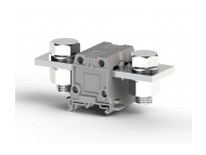 Klemsan 150mm2,Hexagon bolt connected,ring type single deck feed through terminal block,Insulation material PA,Grey, AVK 150B;  304310