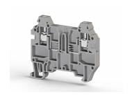 Klemsan 2,5mm2,screw type,single deck functional terminal block with socket entry,Insulation material PA,Grey, AVK 2,5F; 324929