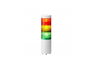 Patlite Signalni toranj LR6, Φ60, 3 nivoa (RYG) , 24VDC; LR6-302WJNW-RYG