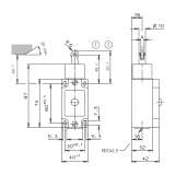 EUCHNER Position switch  NG1RG-510L060-M; 090398 - slika 2