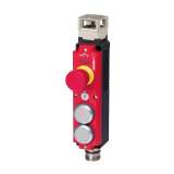 EUCHNER Transponder-coded safety switch CTP-AR, M23, emergency stop, 2 push buttons ; 137165 - slika 1