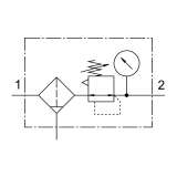 Festo Filter regulator LFR-3/8-D-MIDI ; 159582 - slika 2