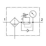 Festo Filter regulator MS4-LFR-1/4-D7-CRV-AS ; 529154 - slika 3