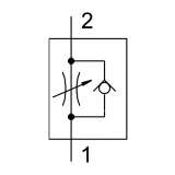Festo One-way flow control valve GR-QS-8 ; 193970 - slika 2