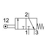 Festo Roller lever valve R-3-M5 ; 3629 - slika 2