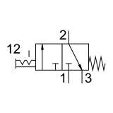 Festo Shut off valve HE-1/4-D-MIDI ; 186513 - slika 2