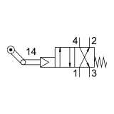 Festo Toggle lever valve LS-4-1/8 ; 3416 - slika 2