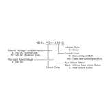 IDEC HS5L Miniature Locking, Interlock 4 Cnt Spring Lock; HS5L-VD44M-G - slika 4