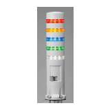 IDEC LED Tower Direct Mount 5 Tier - red yellow blue green white, Steady/Flashing/Alarm; LD6A-5DZQW-RYSGW - slika 3